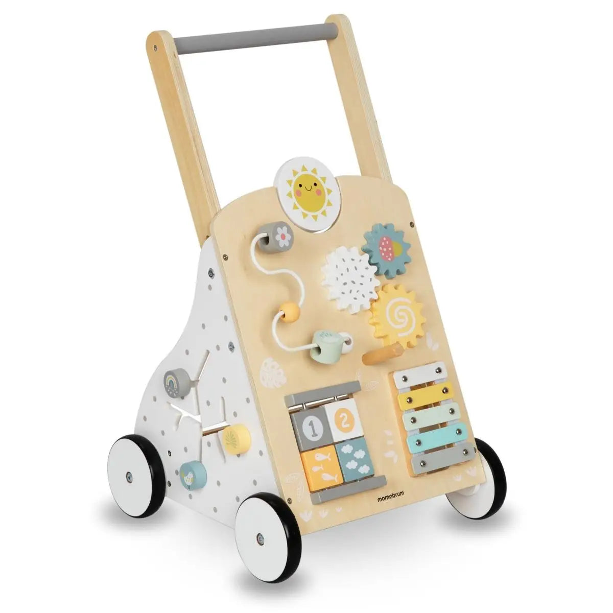 Chariot de Marche Montessori 8-en-1 Mamabrum – Éveil & Motricité
