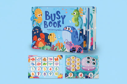 Livre Montessori Enfant – Livre Sensoriel Silencieux Bébé
