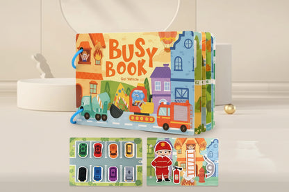 Livre Montessori Enfant – Livre Sensoriel Silencieux Bébé