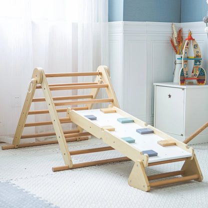 Triangle Pikler Montessori 3-en-1 Mamabrum – Escalade & Motricité