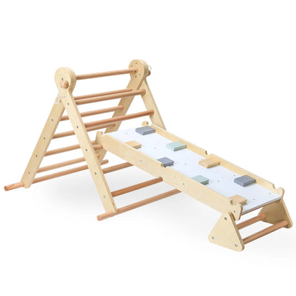 Triangle Pikler Montessori 3-en-1 Mamabrum – Escalade & Motricité
