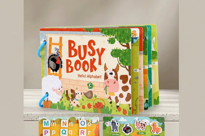 Livre Montessori Enfant – Livre Sensoriel Silencieux Bébé