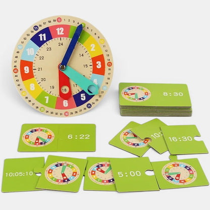 apprendre l'heure jeu montessori