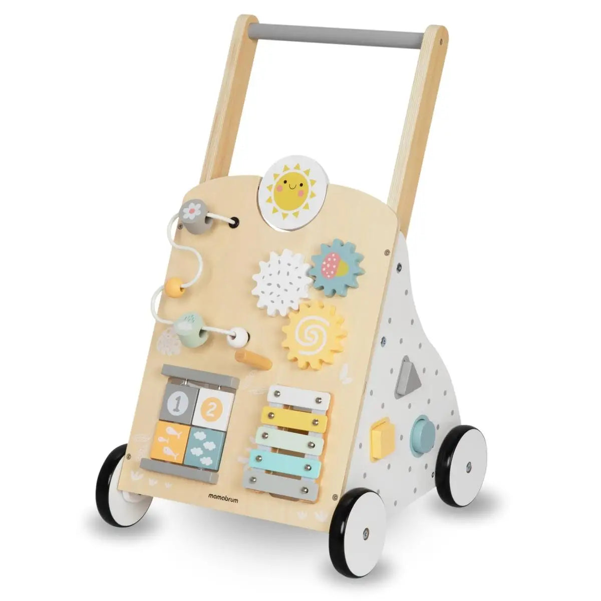 Chariot de Marche Montessori 8-en-1 Mamabrum – Éveil & Motricité