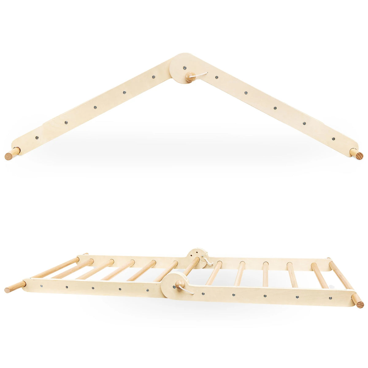 Triangle Pikler Montessori 3-en-1 Mamabrum – Escalade & Motricité