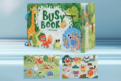 Livre Montessori Enfant – Livre Sensoriel Silencieux Bébé