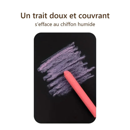 Craies sans poussière pour tableau noir lot de 24